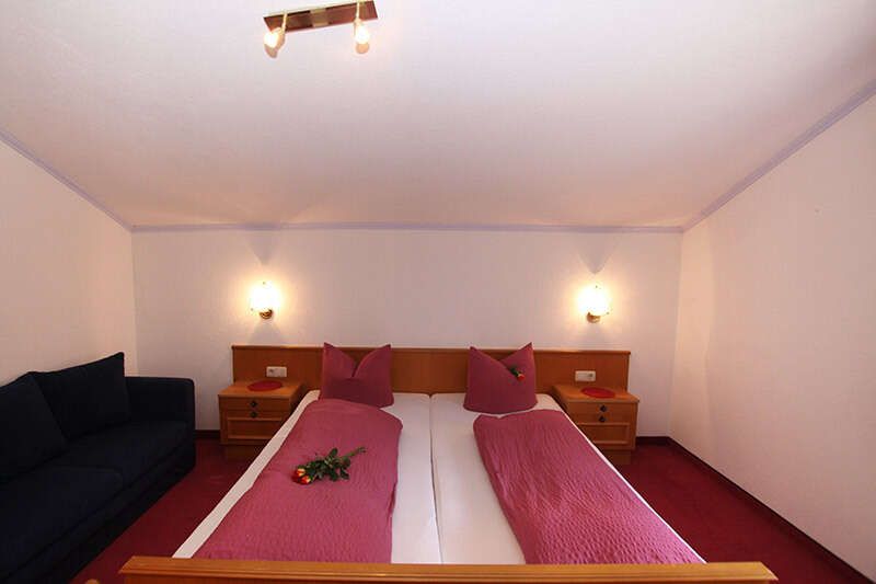 Schlafzimmer im Appartement 2 im La Fontana
